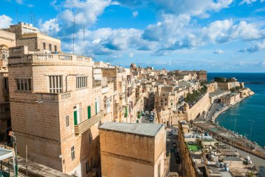 eski liman ve victoria geçidi, valetta, malta.