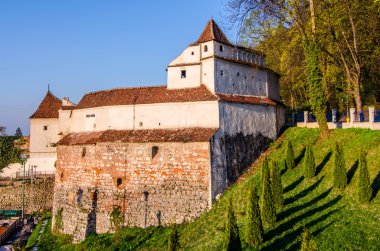 Brasov eski Hisar/kale kule-dokumacılar Kalesi
