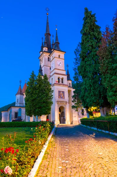 Saint Nicholas Church, Brasov City, Transilvania — Stock Photo, Image