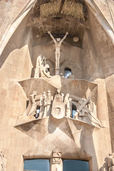 Sagrada familia-details, barcelona, Spanje — Stockfoto