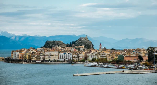 Ilha de Corfu Fotos De Bancos De Imagens Sem Royalties