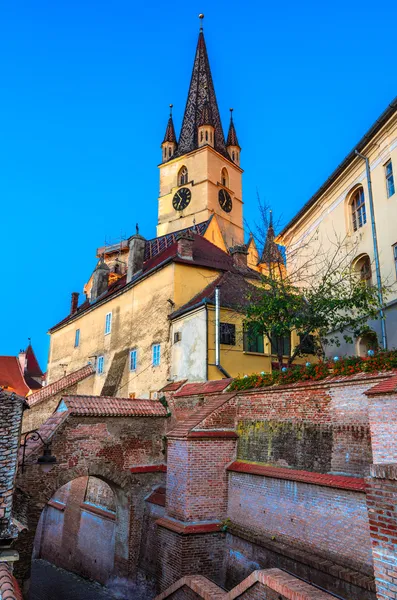 Evanghelische Kirche in Sibiu — Stockfoto