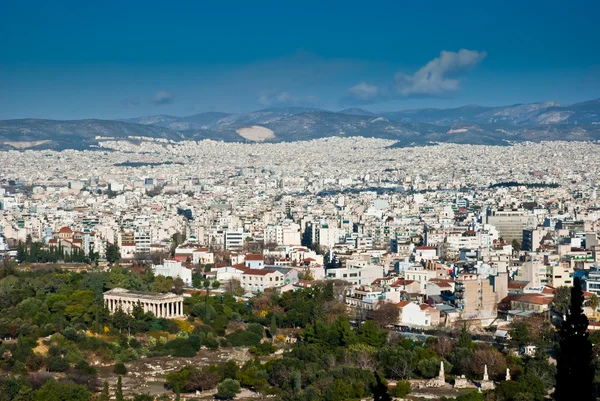 Atenas panorama, Grécia — Fotografia de Stock