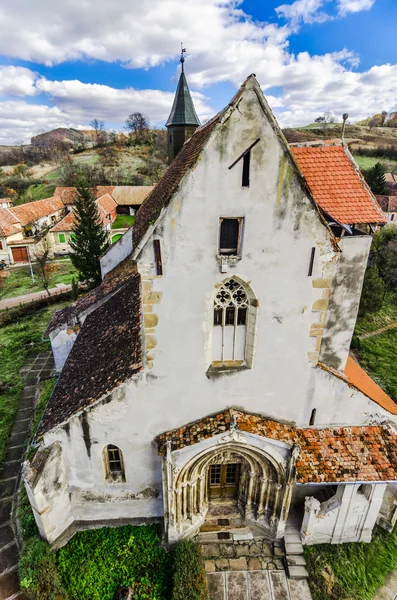 Richis, igreja fortificada evangélica — Fotografia de Stock