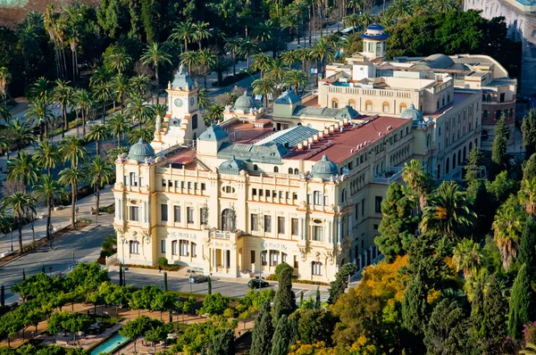 Malaga town hall, overview — Stock Photo, Image