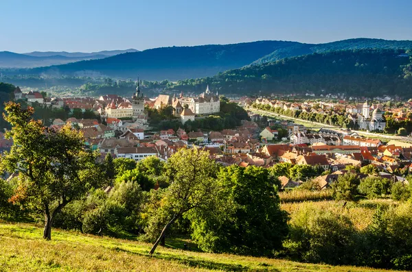 Sighisoara overzicht — Stockfoto