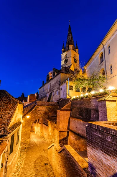 Igreja Evanghelical em Sibiu — Fotografia de Stock