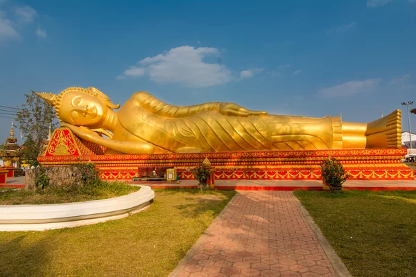 Pha That Luang, Большая ступа во Вьентине, Лаос — стоковое фото