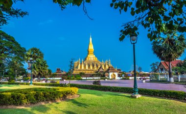 PHA o luang büyük stupa, vientine, laos