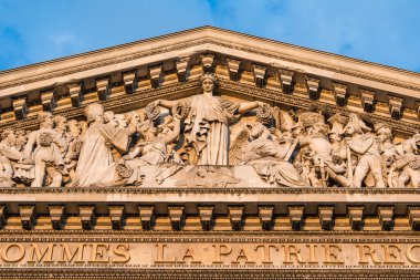 pantheon, paris, Fransa-mimari detay
