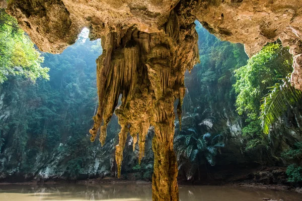 Blå lagunen, railey, thailand — Stockfoto