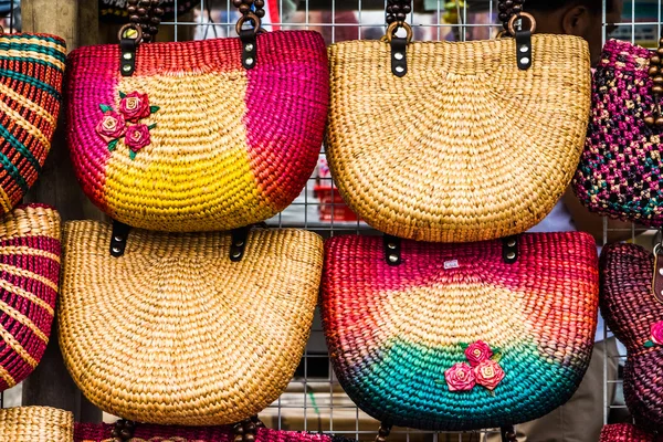 Colorfull ručně dělané tašky — Stock fotografie
