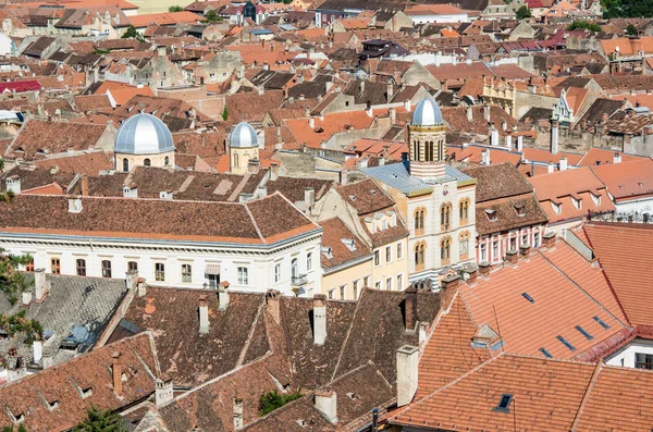 Red roofs in Brasov, Romania — Stock Photo, Image