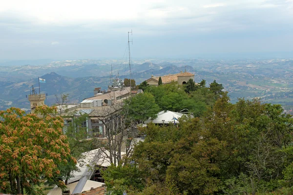 Panoramatický pohled na san marino — Stock fotografie