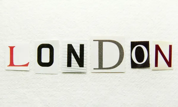 Londyn na papier czerpany — Zdjęcie stockowe
