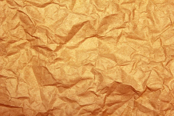 Fondo de papel arrugado naranja — Foto de Stock