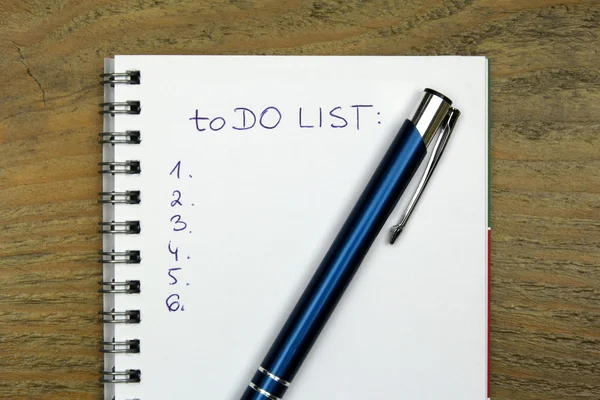 Escribir para hacer lista —  Fotos de Stock