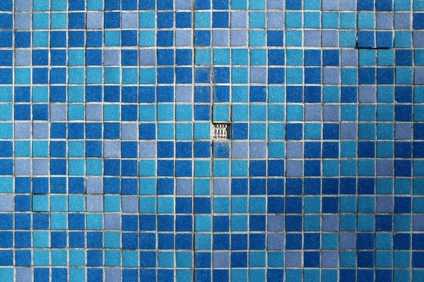 Blauwe mozaïek met een ontbrekend element — Stockfoto