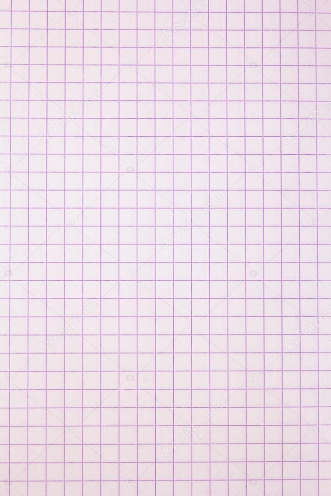 pink squared paper sheet