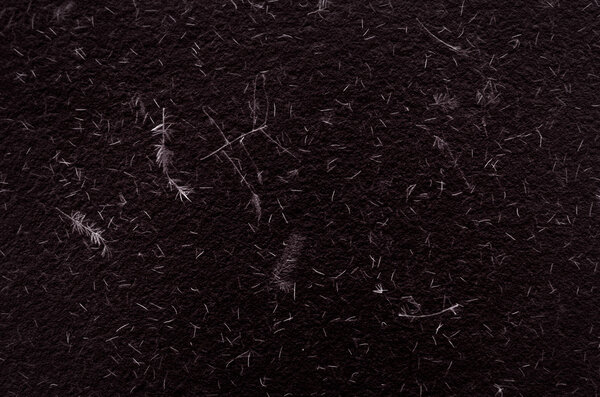 Black, decorative handmade paper texture with floral pattern