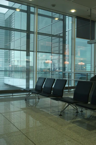 Departure lounge at the munich airport — Stock Photo, Image