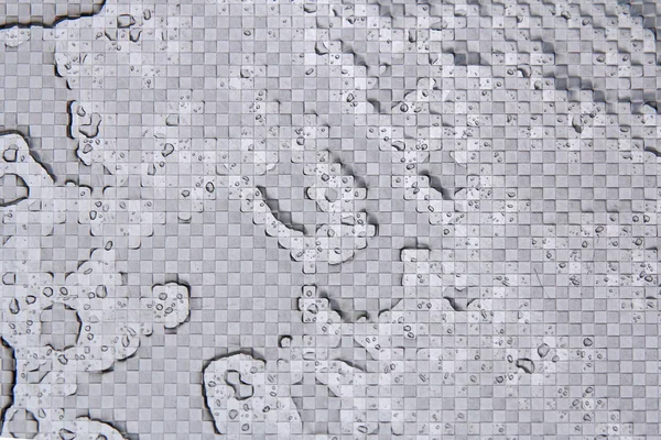Gotas de agua en superficie metálica — Foto de Stock