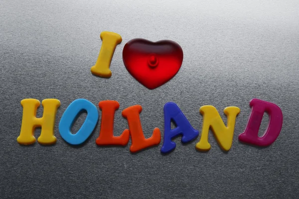 Me encanta Holland signo — Foto de Stock