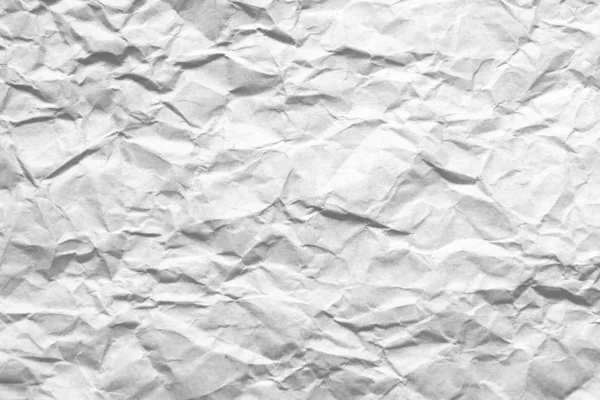 Biały zmięty papier — Zdjęcie stockowe