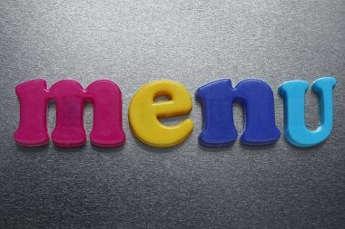 metal doku menüsünden sözcük