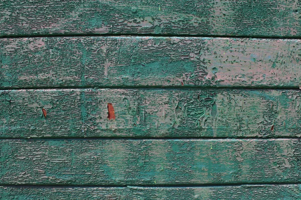 Green background with peeling paint — Stock Photo, Image