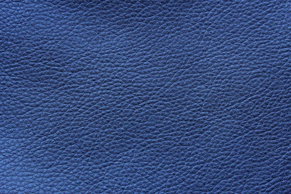 Голубая кожа текстура или фон — стоковое фото