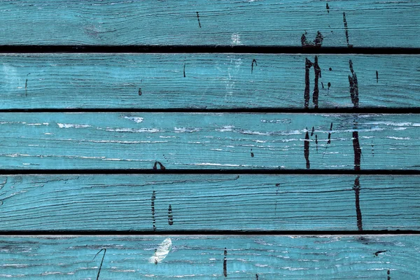 Old blue wooden texture or background — Stock Photo, Image