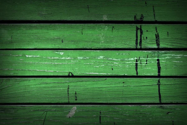 Green wooden texture or background — Stock Photo, Image