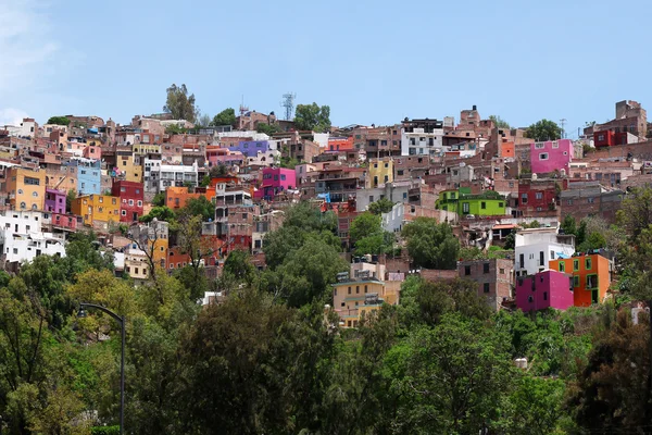 Πολύχρωμο αρχιτεκτονική της guanajuato, Μεξικό — Φωτογραφία Αρχείου