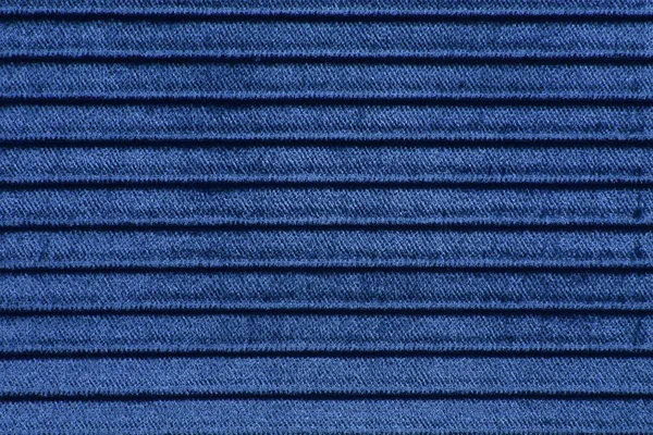 Textura de tecido listrado azul ou fundo — Fotografia de Stock