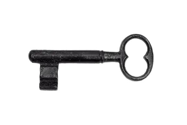Vintage key isolated on white — Stock Photo, Image