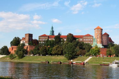 Krakow, Polonya Gotik wawel Kalesi