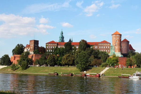 Die gotische Wawel-Burg in Krakau, Polen — Stockfoto
