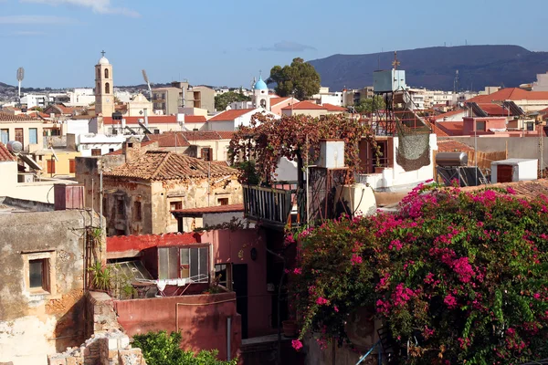 Panorámás kilátást Chania Crete — Stock Fotó