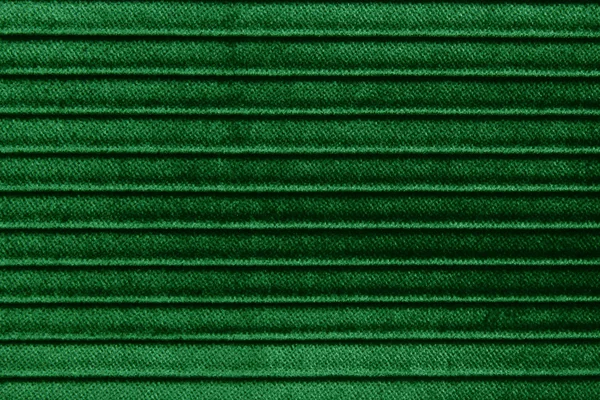 Textura o fondo de tela de rayas verdes — Foto de Stock