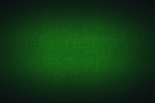 Зелена лляна текстура з яскравим центральним прожектором і чорним — стокове фото