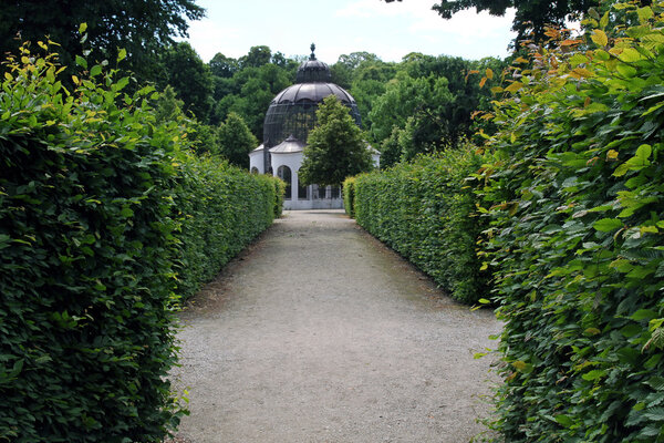 Schonbrunn garden in Vienna, Austria