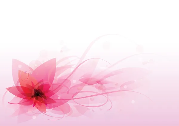 Beautiful pink flower abstract background. vector — Stock Vector