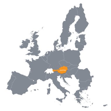 gösterge, Avusturya ile Avrupa Birliği Haritası