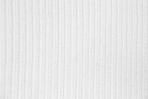 Tessuto a strisce bianche texture o sfondo — Foto Stock