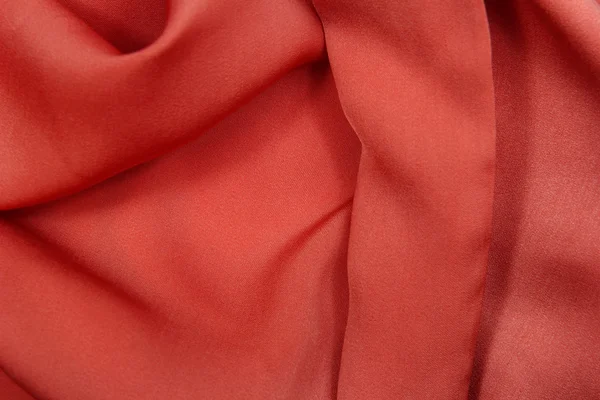 赤い絹の布の背景 — ストック写真