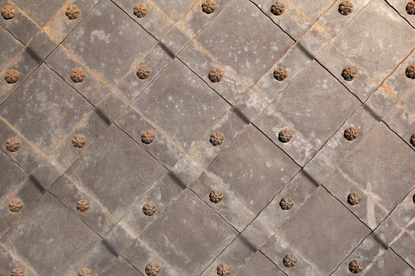 Achtergrond van oude ijzeren poort — Stockfoto