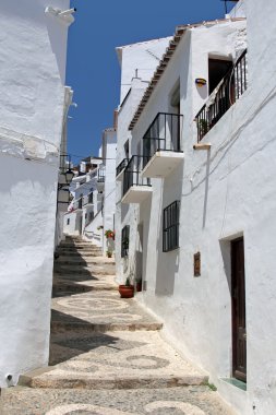Frigiliana-bir beyaz kasaba, Endülüs, İspanya