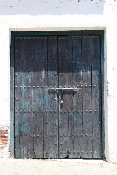 Wooden vinatge gate — Stock Photo, Image