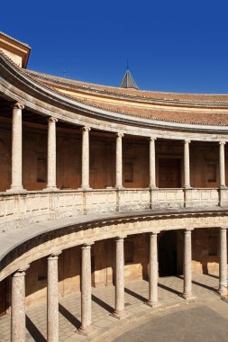 charles Sarayı v la alhambra, granada, İspanya